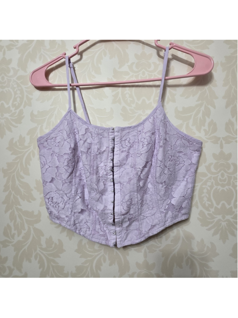 Corset Feminine Fairycore Wild Fable Violet Purple Halter Top Pretty Coquette